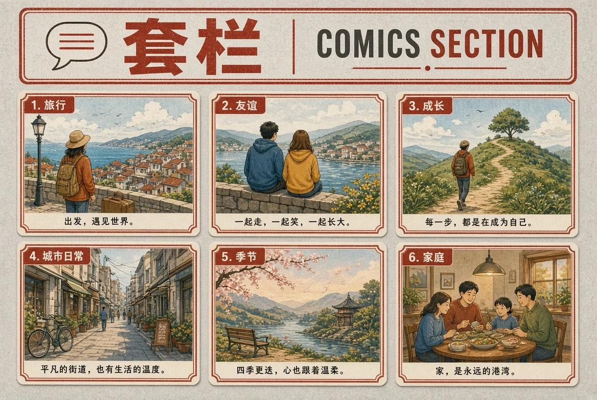 套栏题材主题